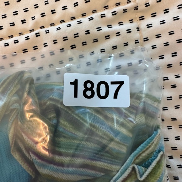 Women's Top Size L Y2k 2000s draped earth stripe tone blouse lightweight #1807 - Picture 4 of 4